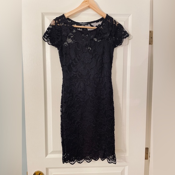Black Lace Dress - Picture 1 of 2
